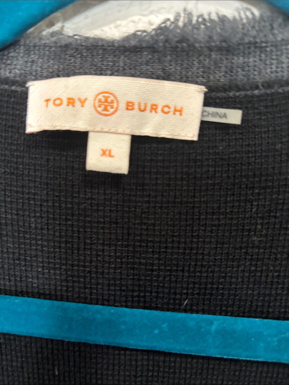 Tory Burch Black Fringe-Trim Open Cardigan - Picture 7 of 9